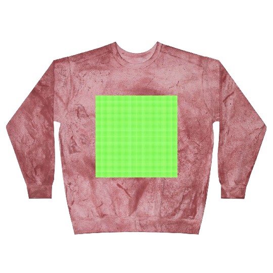 Easter Grass Colors of Spring Plaid Pattern Blast Sweatshirts