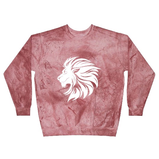 Mighty Lion Head Mane Cool Tattoo Style Blast Sweatshirts