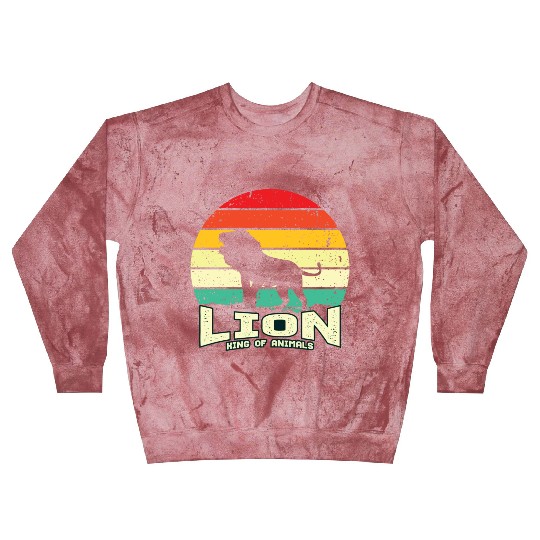 Lion King Of Animals Blast Sweatshirts