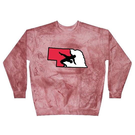 Nebraska Wrestling (State Colors) Blast Sweatshirts
