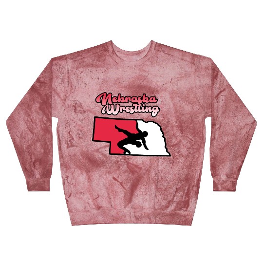 Nebraska Wrestling (State Colors) Blast Sweatshirts