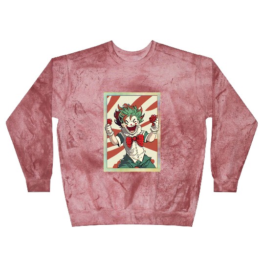 Happy joker card Blast Sweatshirts