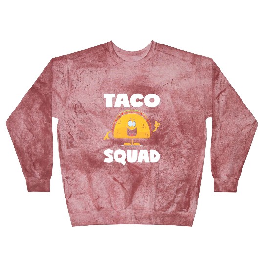 Taco Squad Vintage Funny Parties Tacos Love Blast Sweatshirts