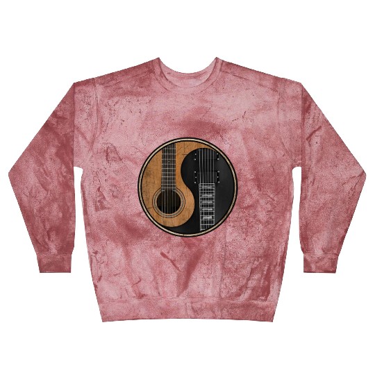Ying Yang Guitar ArTwork Blast Sweatshirts