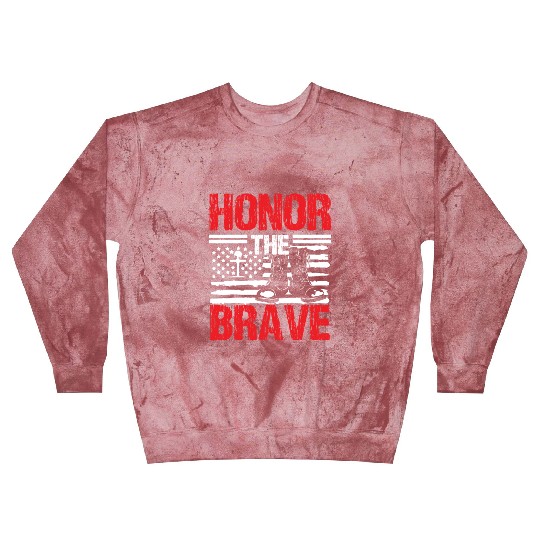 Soldier honor the brave military army veteran Blast Sweatshirts
