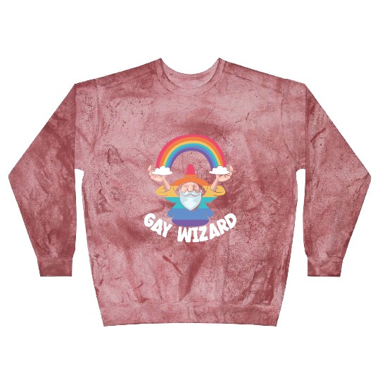 Gay Wizard Rainbow Pride Month LGBTQ Gay Pride Blast Sweatshirts
