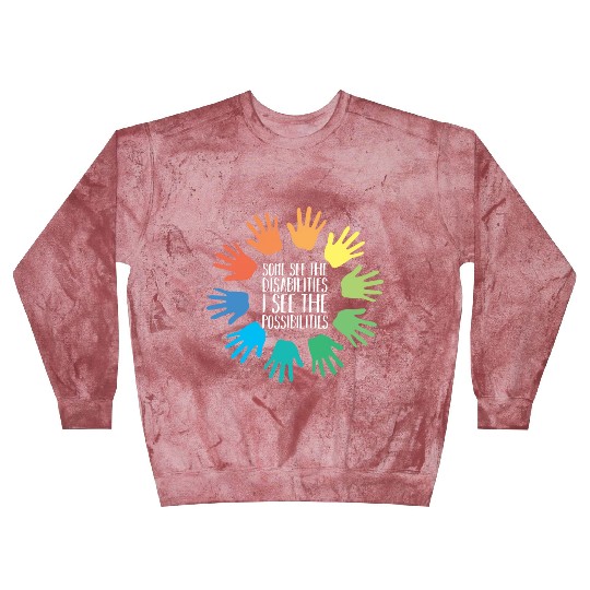 I See Possabilities Special Education Teacher Blast Sweatshirts