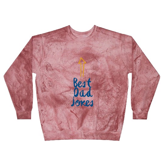 best dad jokes typography graphic Blast Sweatshirts