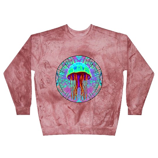 Glowing Jellyfish Blast Sweatshirts