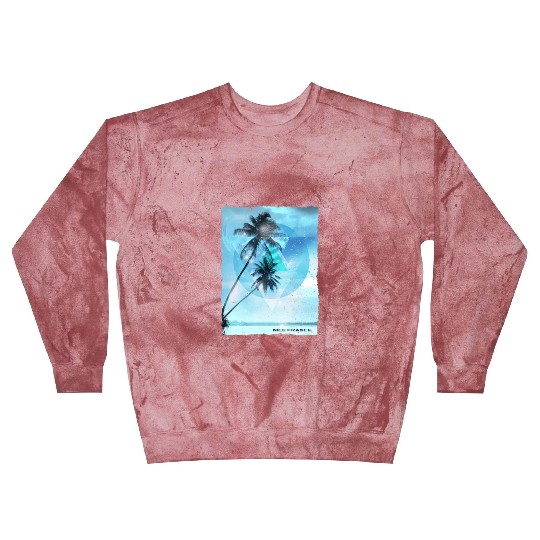 Artistic Nice France Palm Tree Vacation Blast Sweatshirts