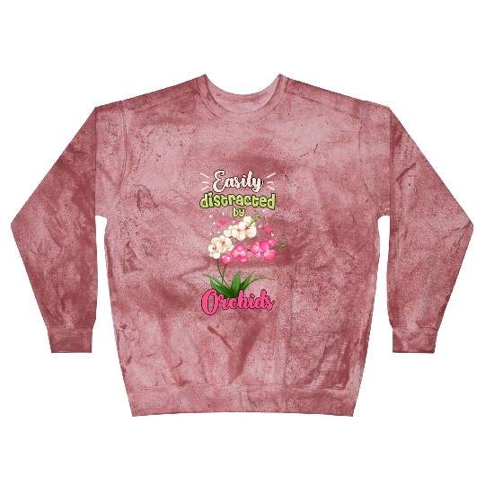 Orchid Flower Lover Art Blast Sweatshirts