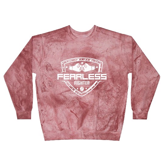 Fearless Fighter | Boxing Gloves Sports Player Blast Sweatshirts