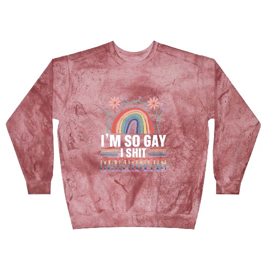 Gay Rights Rainbow Pride Month LGBTQ Gay Pride Blast Sweatshirts