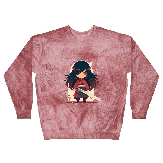 Girl Samurai Blast Sweatshirts
