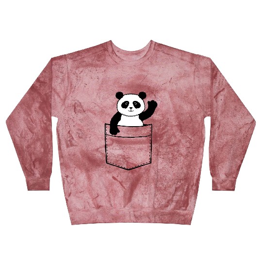 Travel Chest Bag Panda Bear Waving Friendly Blast Sweatshirts
