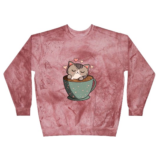 Caffeine Kitties A Sweet Valentines Day Gift Blast Sweatshirts