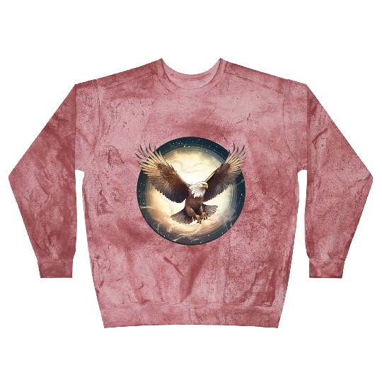 Flying Bald Eagle Blast Sweatshirts
