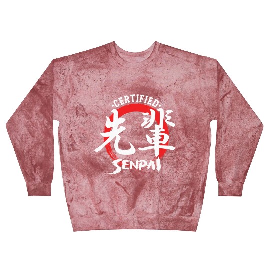 Certified Senpai Japanese Manga Anime Lover Otaku Blast Sweatshirts