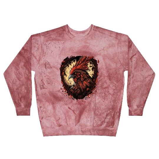 Funny Horror Chicken True Crime Farm Animal Phobia Blast Sweatshirts