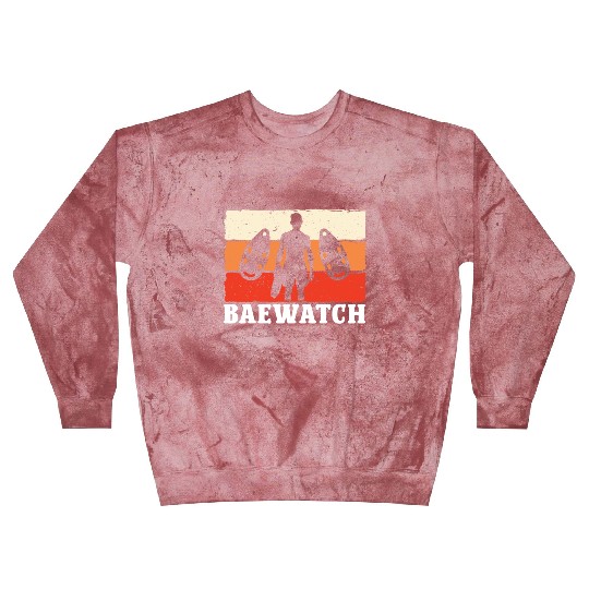 Lifeguard baewatch swimming pool guard sea rescuer Blast Sweatshirts