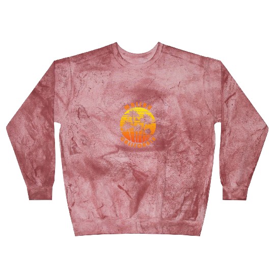 Retro Malibu California Souvenir Vintage Palm Tree Blast Sweatshirts