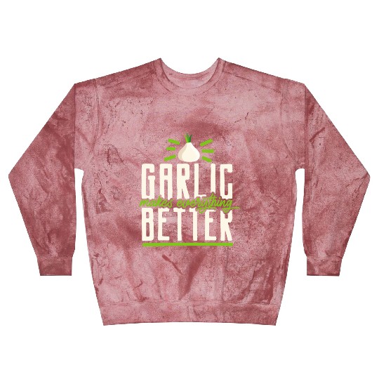 Garlic Garlic Cloves Garlic Lover Cooking Blast Sweatshirts