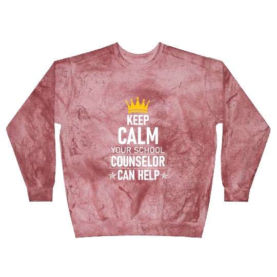 Keep Calm Your School Counselor Can Help Teacher Blast Sweatshirts