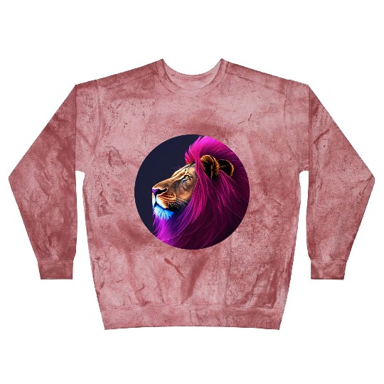 Flowing Lion Colors Blast Sweatshirts
