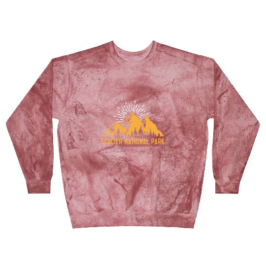 Glacier National Park Mountaineers Mountain lover Blast Sweatshirts