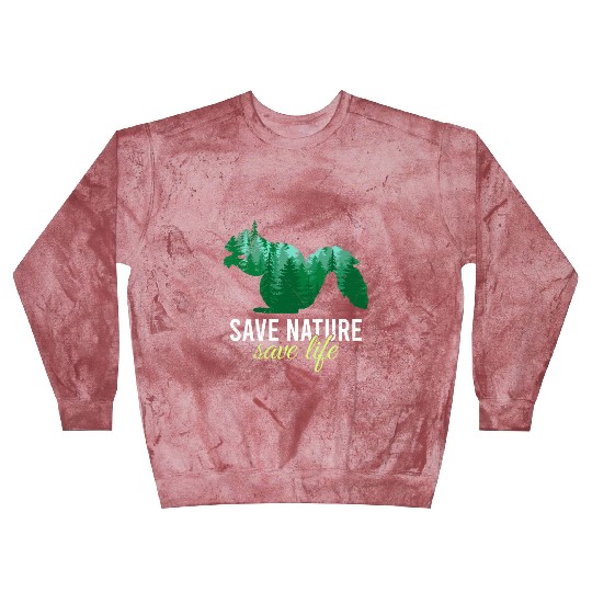 Save Nature Save Life Design environment Blast Sweatshirts