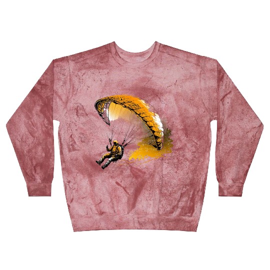 cool paraglider in action Blast Sweatshirts