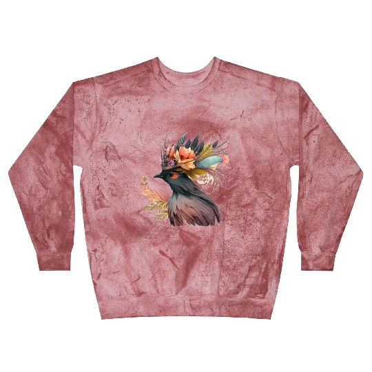 Cute Bird Of Paradise Bird Flower Crown Pet Birds Blast Sweatshirts