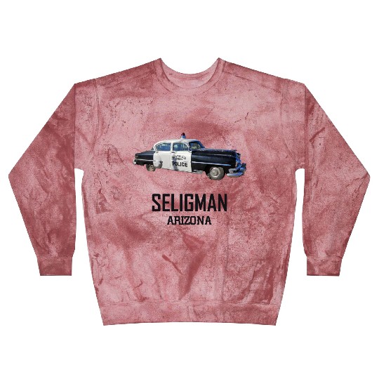 Old car city of Seligman in Arizonna, US Route 66 Blast Sweatshirts