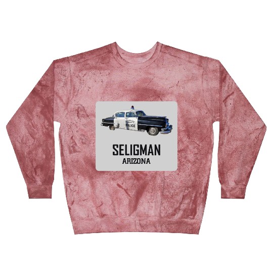 Old car city of Seligman in Arizonna, US Route 66 Blast Sweatshirts
