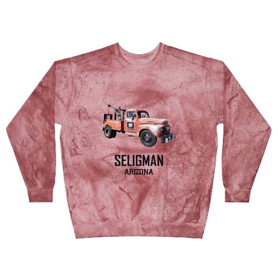 Old car city of Seligman in Arizonna, US Route 66 Blast Sweatshirts