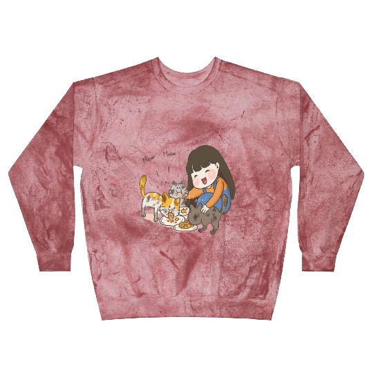 Crazy Cat Lady is My Destiny Blast Sweatshirts