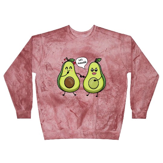 Lets avocuddle avocado valentine pun Blast Sweatshirts