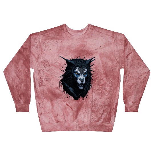 Chaos Unleashed of the Mythical Beast Fenrir Blast Sweatshirts
