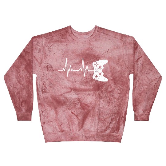 Video Game Gamer Heartbeat Video Game Lover Blast Sweatshirts