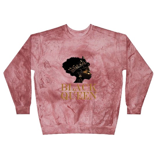 Womens Black Queen Blast Sweatshirts
