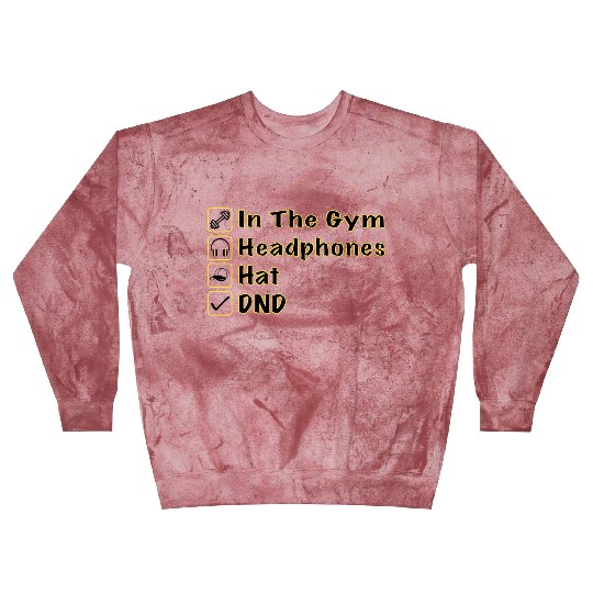 Do Not Disturb, Headphones On, Gym Pump Cover Blast Sweatshirts