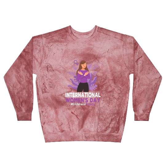 International Women's Day 2023 8 March IWD Embrace Blast Sweatshirts