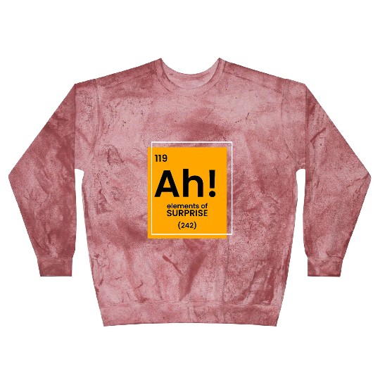 Ah Element of surprise funny Chemist merch funny c Blast Sweatshirts