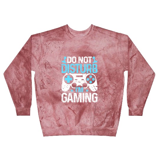 Do Not Disturb I'm Gaming Blast Sweatshirts