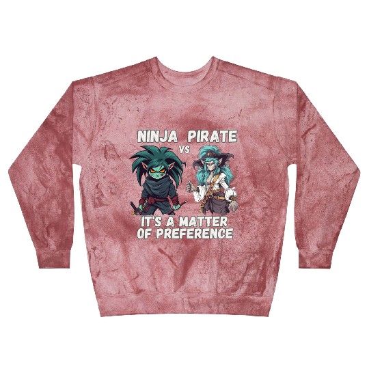 Ninja vs Pirate, Preference Blast Sweatshirts