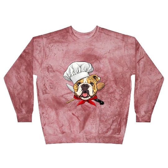 American Bulldog Chef Dog Cooking Baking Lover 480 Blast Sweatshirts