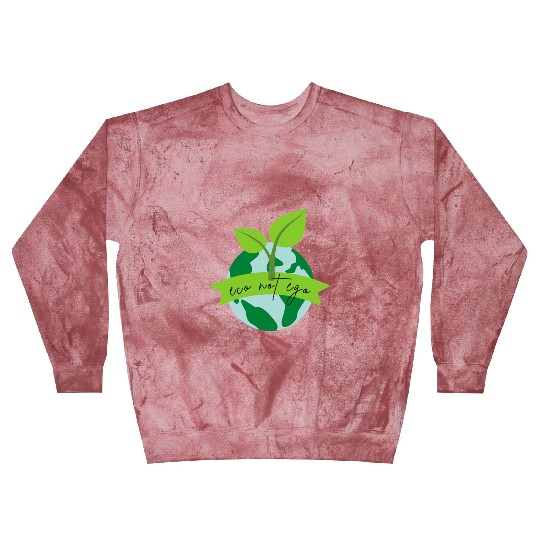 Eco Friendly Eco Not Ego Blast Sweatshirts