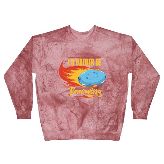 Flying Disc Sport Design For A Disc Golf Coach Blast Sweatshirts
