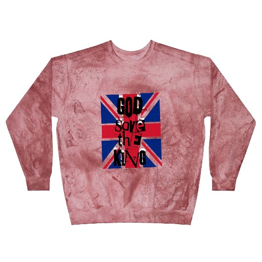 God Save The King Charles British Royal Punk Blast Sweatshirts