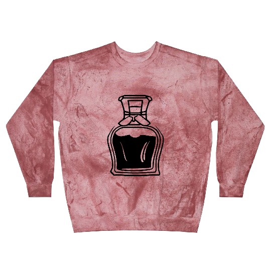 Liquor Bottle Single Color Vector Blast Sweatshirts